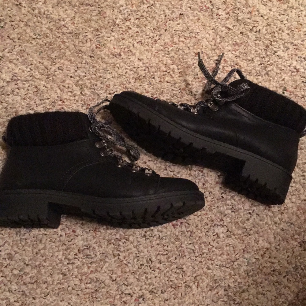 Black boots